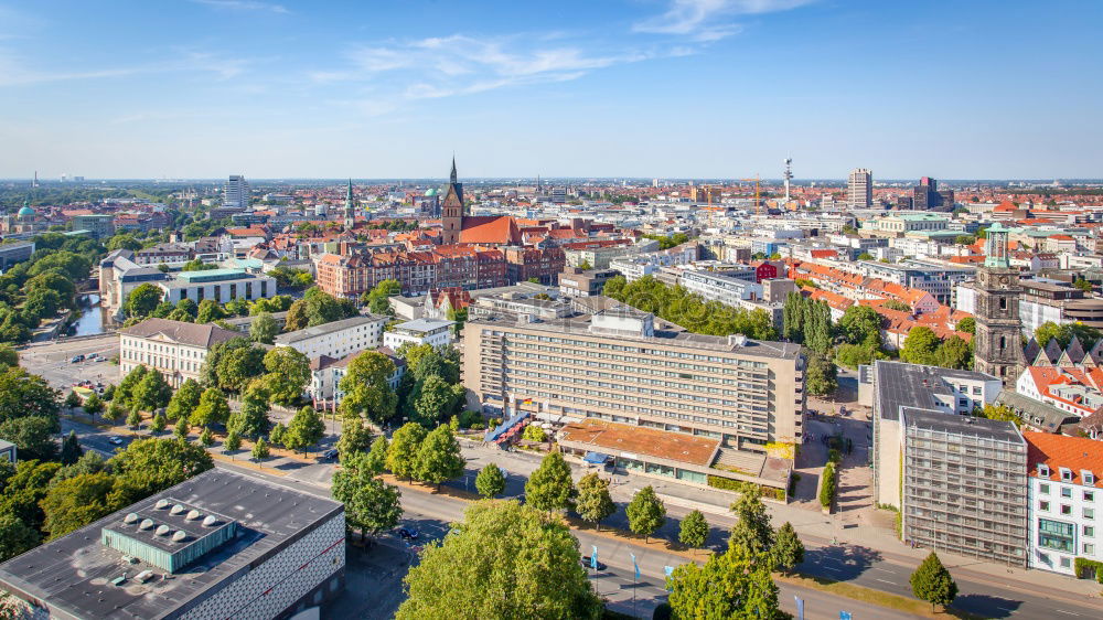 Image, Stock Photo View from Aalborg Tower