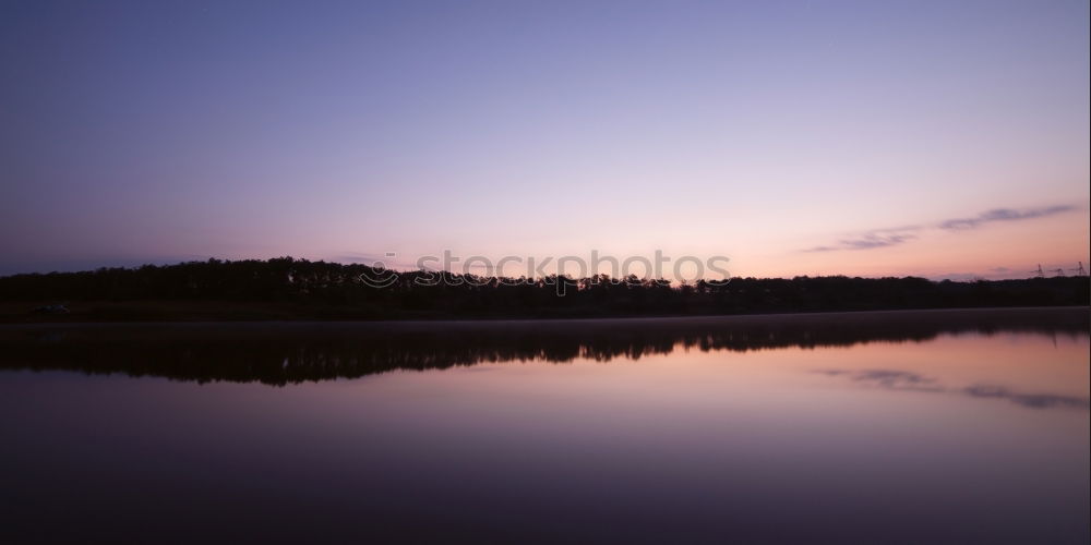 Similar – Image, Stock Photo Sunset in Sweden Calm