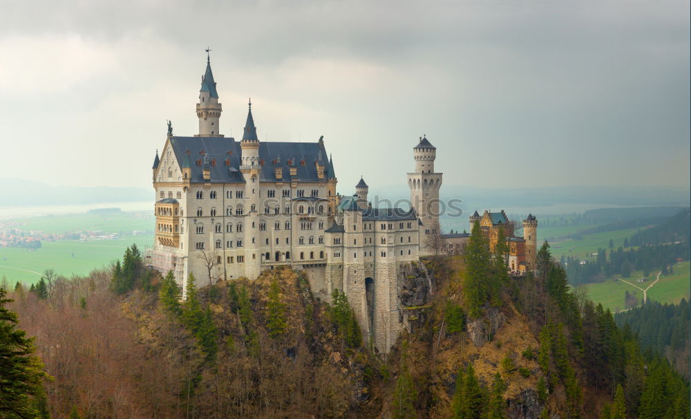 Similar – Image, Stock Photo Neuschwanstein Castle