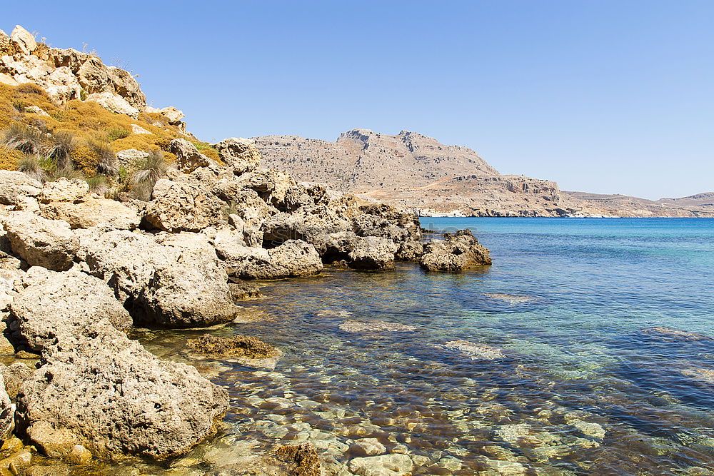 Similar – Blick auf San Vito lo Capo in Sizilien im Hintergrund der Monte Monaco mit einer Höhe von 532m.