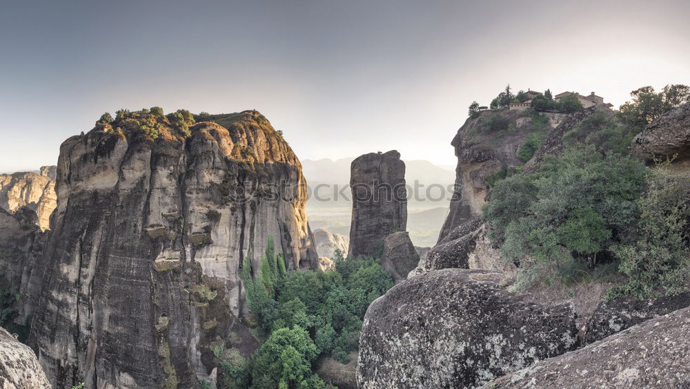 Similar – Image, Stock Photo Meteora in Greece