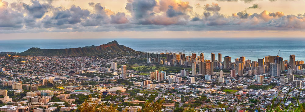 Similar – Image, Stock Photo Panoramic view of Rio de Janeiro from above, Brazil