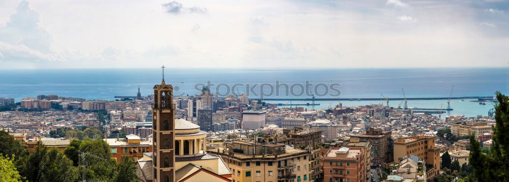 Similar – Image, Stock Photo Panoramic view of Malaga city, Spain