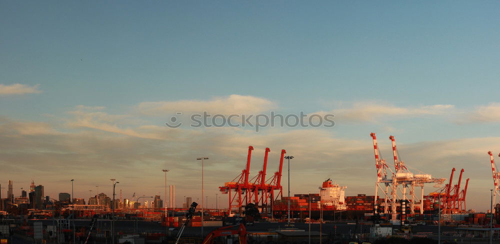 Similar – Hamburg container port