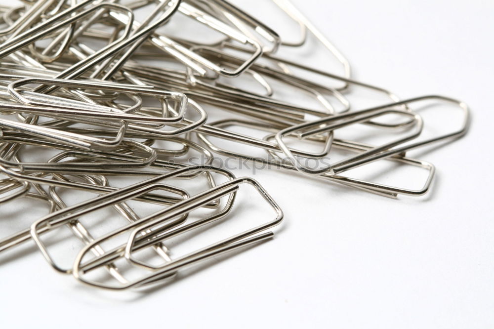 Similar – Image, Stock Photo clip Paper clip Wire Tack