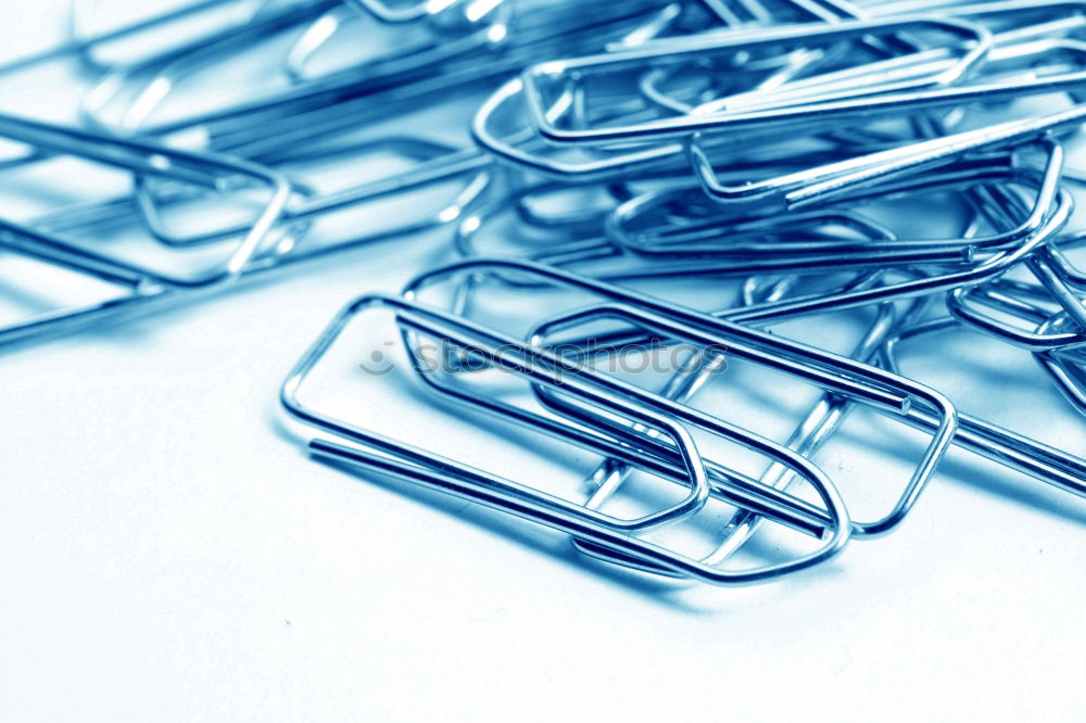 Similar – Image, Stock Photo clip Paper clip Wire Tack