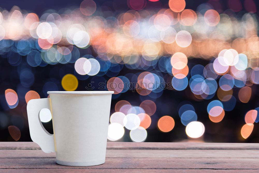 Similar – Image, Stock Photo Hand hold very small cup of coffee