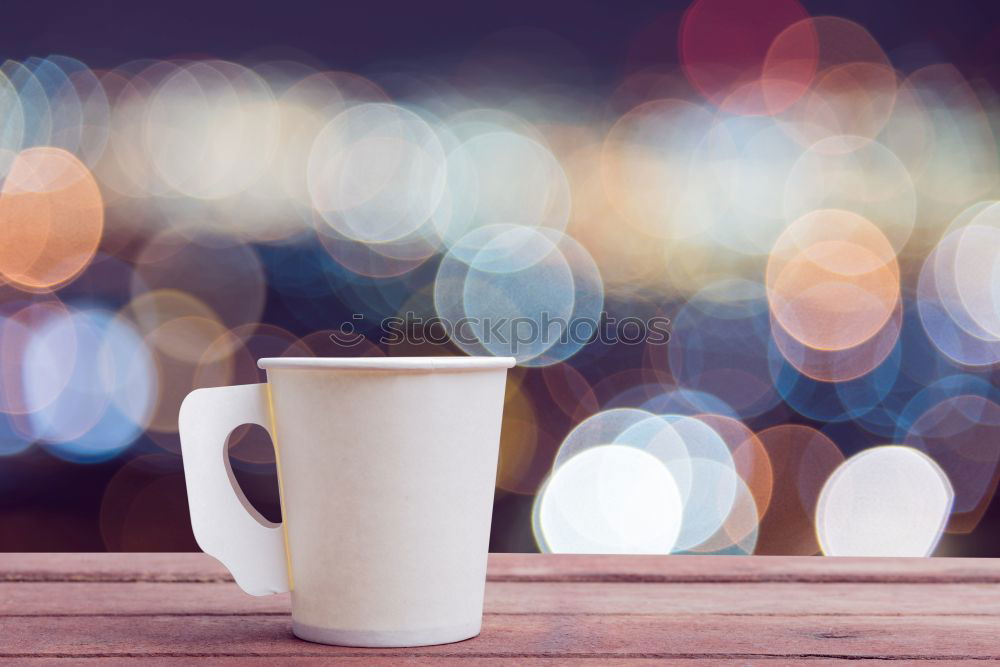 Similar – Image, Stock Photo Hand hold very small cup of coffee