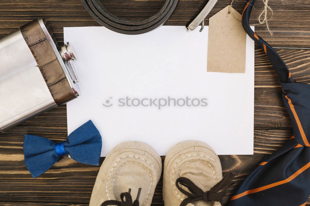 Similar – Image, Stock Photo notepad, tablet pc, clothes, headphones, camera, shoes, watch