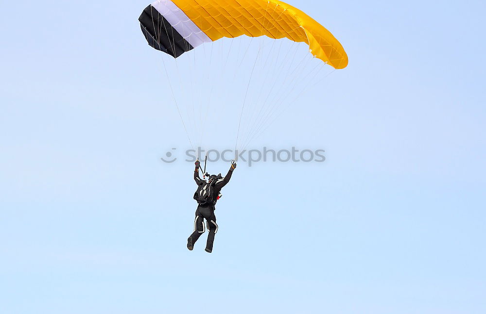 Similar – Image, Stock Photo airman Skydiver