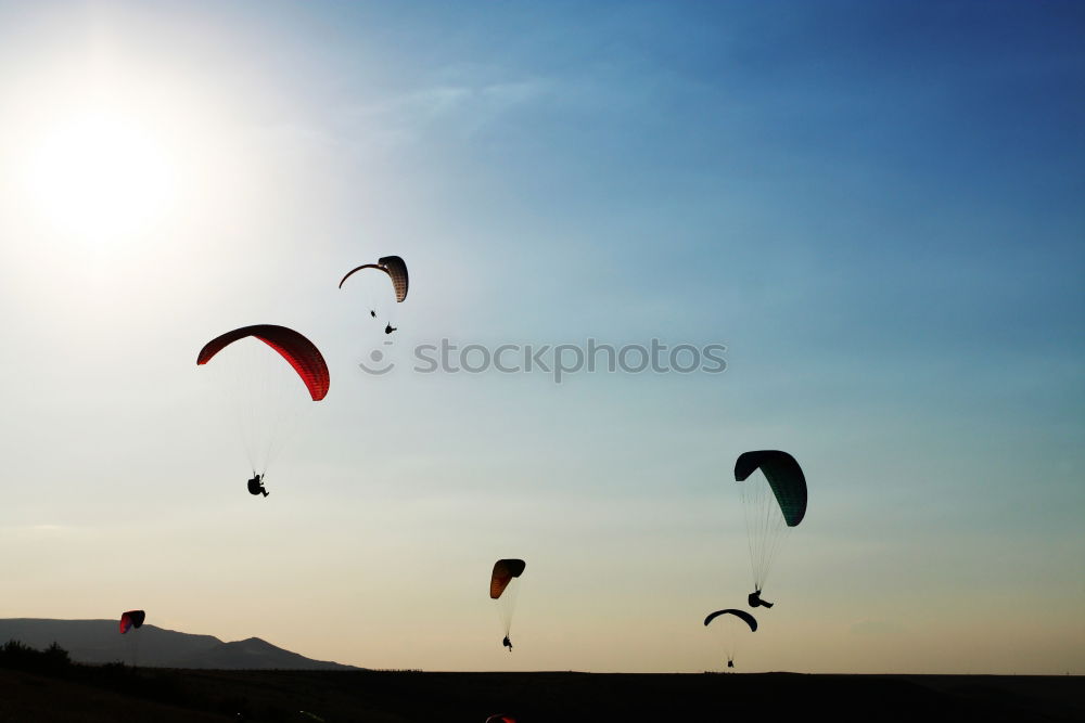 Similar – Image, Stock Photo paragliding Paragliding