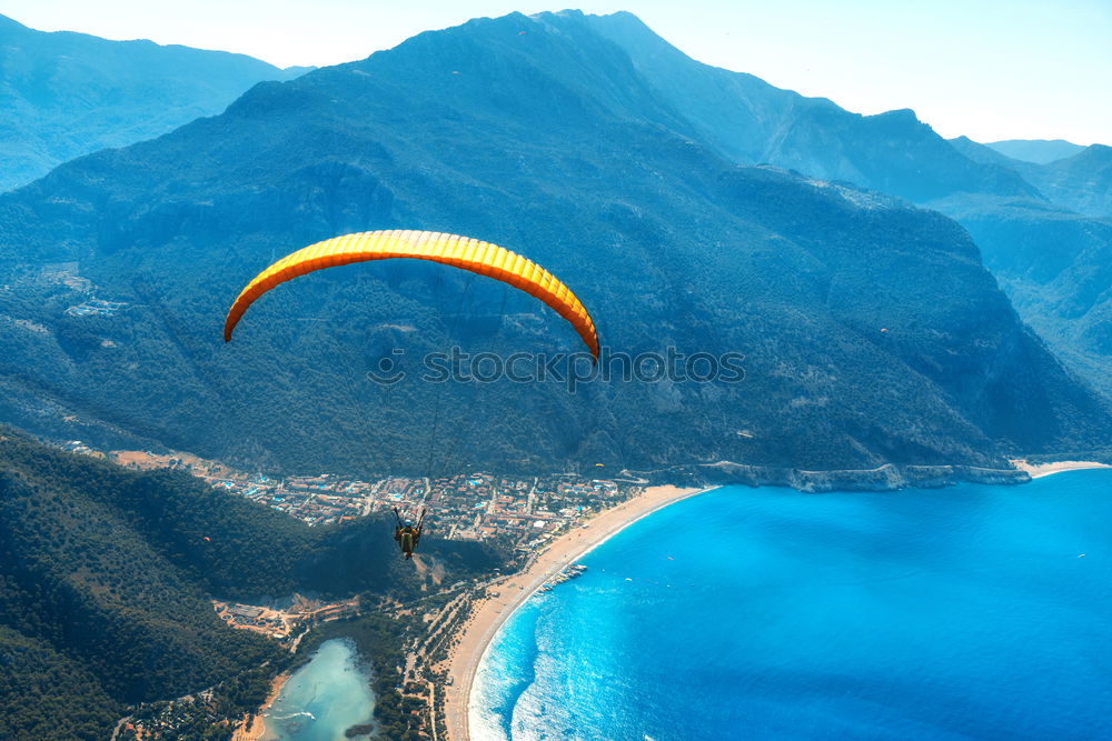 Similar – Image, Stock Photo Stanwell Park with paraglider