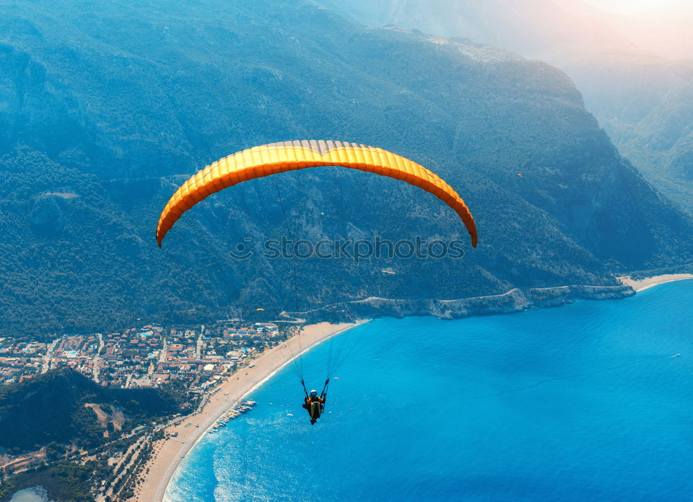 Similar – Image, Stock Photo Stanwell Park with paraglider