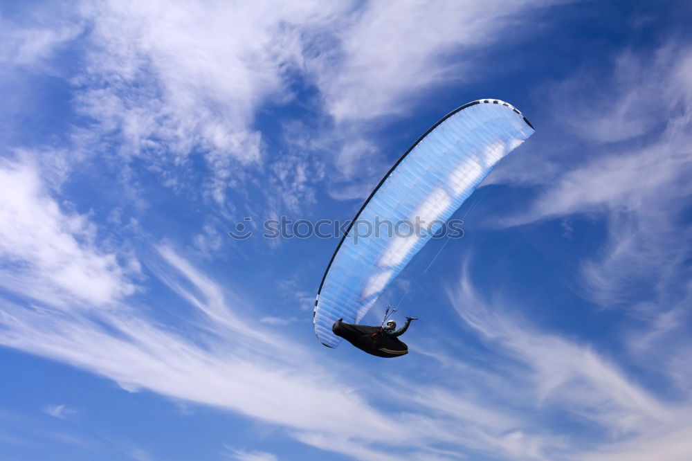 Similar – Image, Stock Photo airman Skydiver