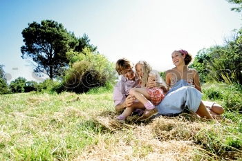 Similar – Image, Stock Photo Happy lesbian family with child