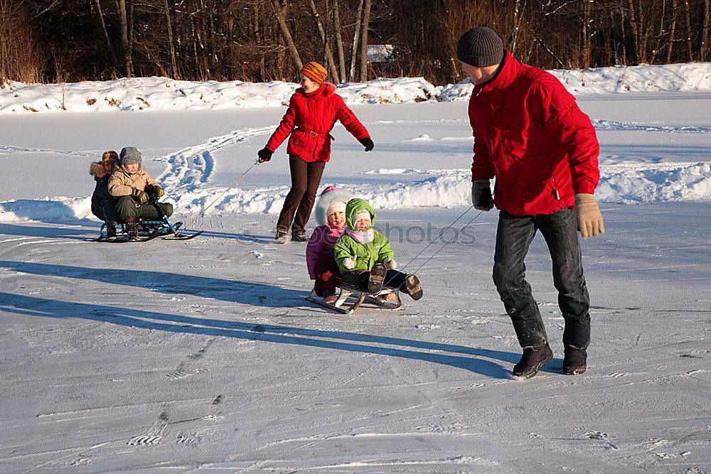 Similar – iridescent pond Winter