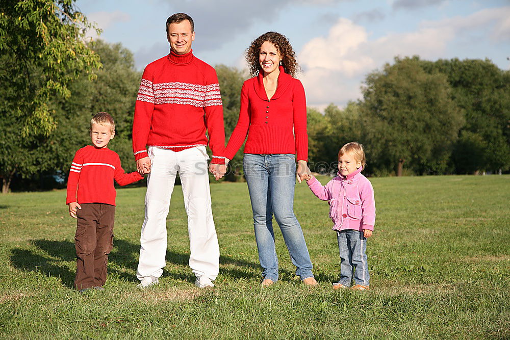 Similar – Image, Stock Photo happy family Masculine