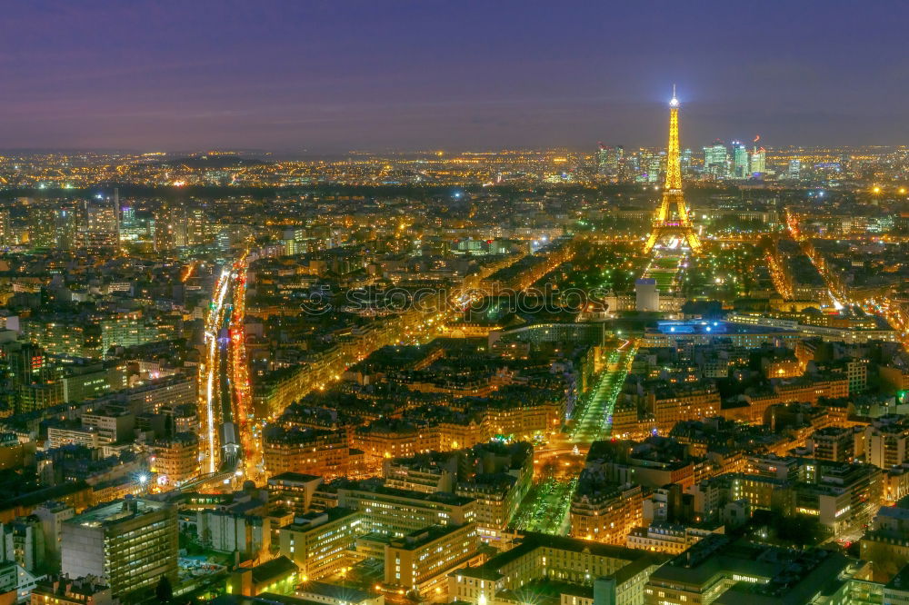 Similar – Paris at night Night