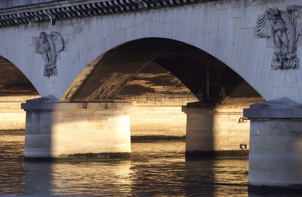 Similar – Image, Stock Photo Seine its banks Bridge