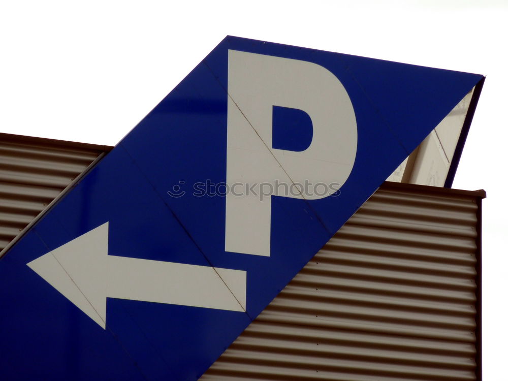 Similar – Partial view of the highway exit sign “Karlsruhe”