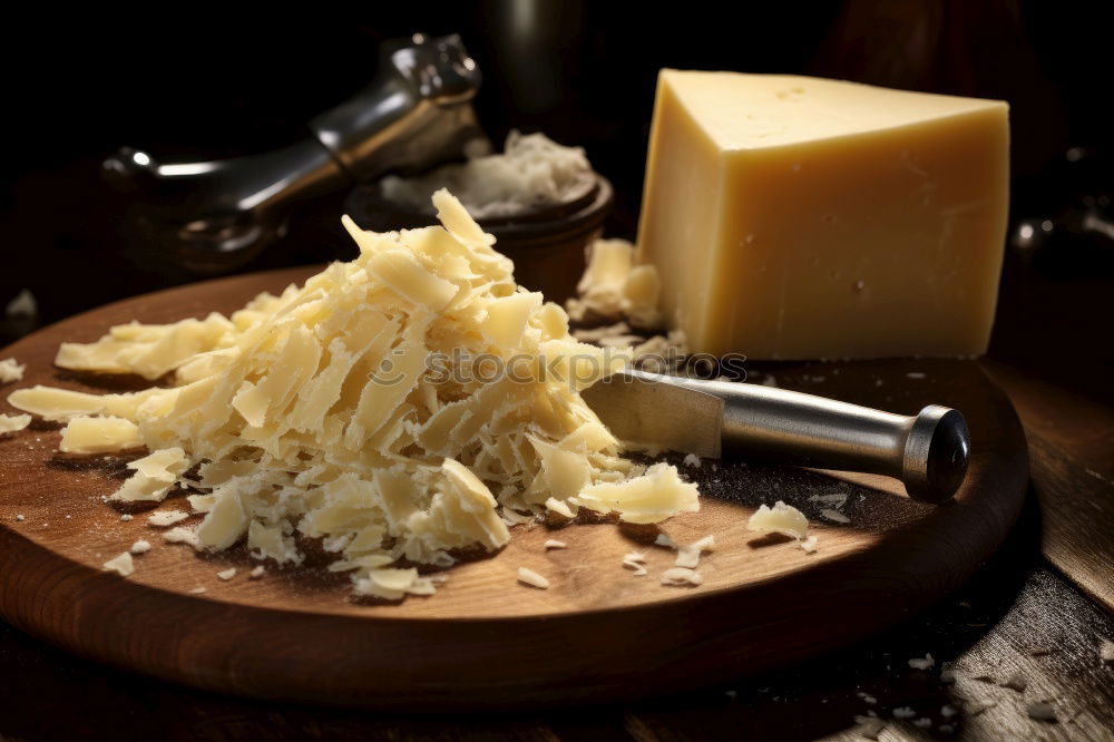 Similar – Image, Stock Photo Aged parmesan cheese