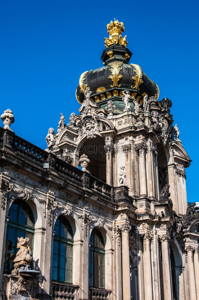 Similar – Top of the Invalides Cathedral against blue sky