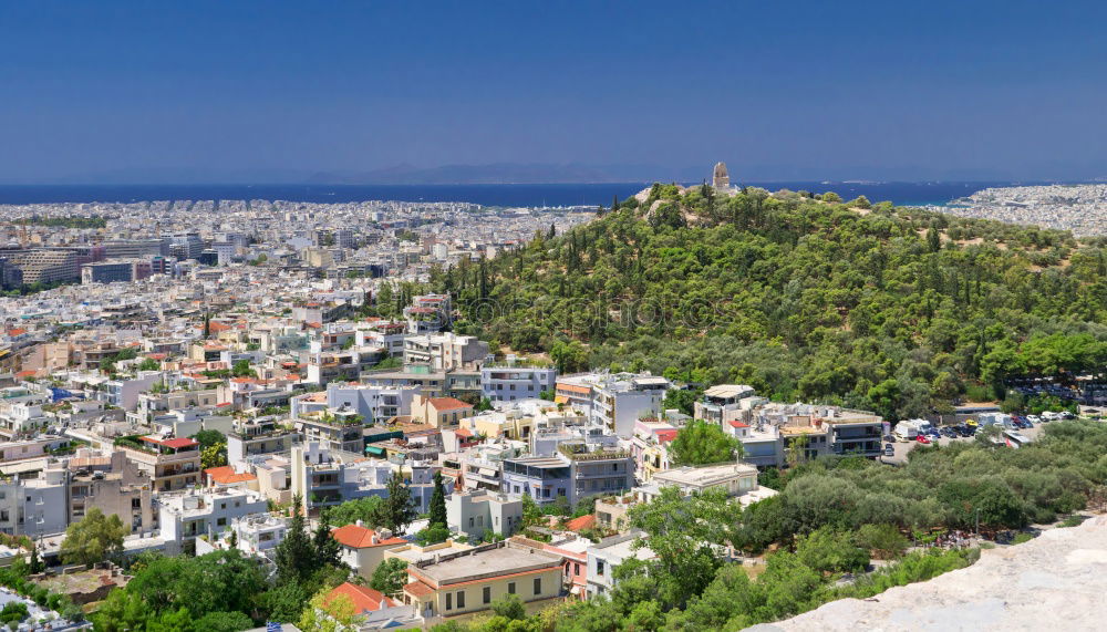 Similar – Image, Stock Photo View from the Acropolis in Athens, Greece