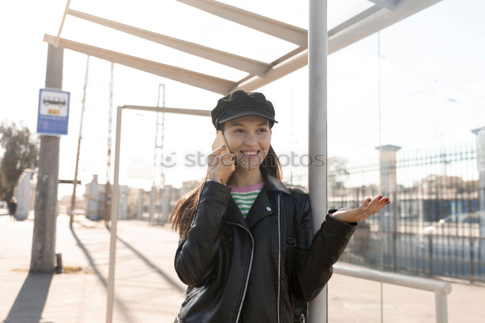 Similar – Image, Stock Photo black woman in the moving walkway at the airport with a pink suitcase.