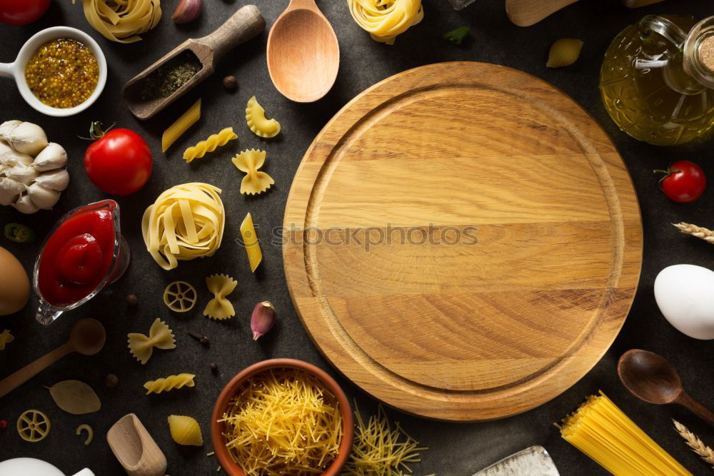 Similar – Spices and oil near knife