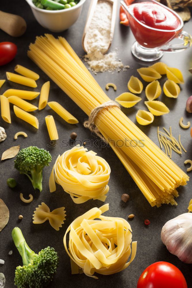 Similar – Italian pasta and ingredients for cooking