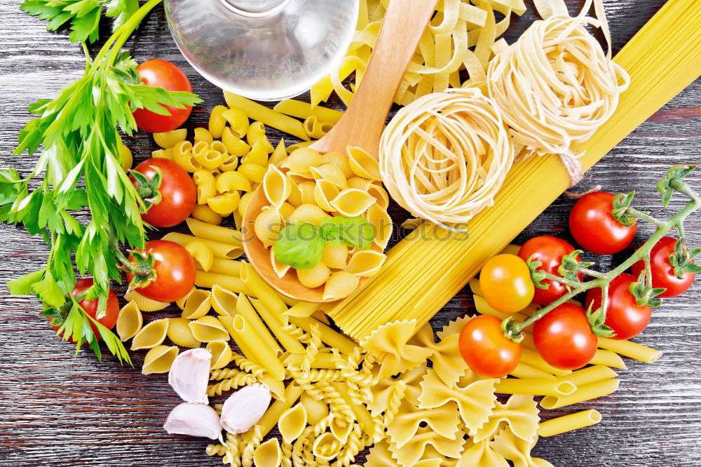 Similar – Italian pasta and ingredients for cooking