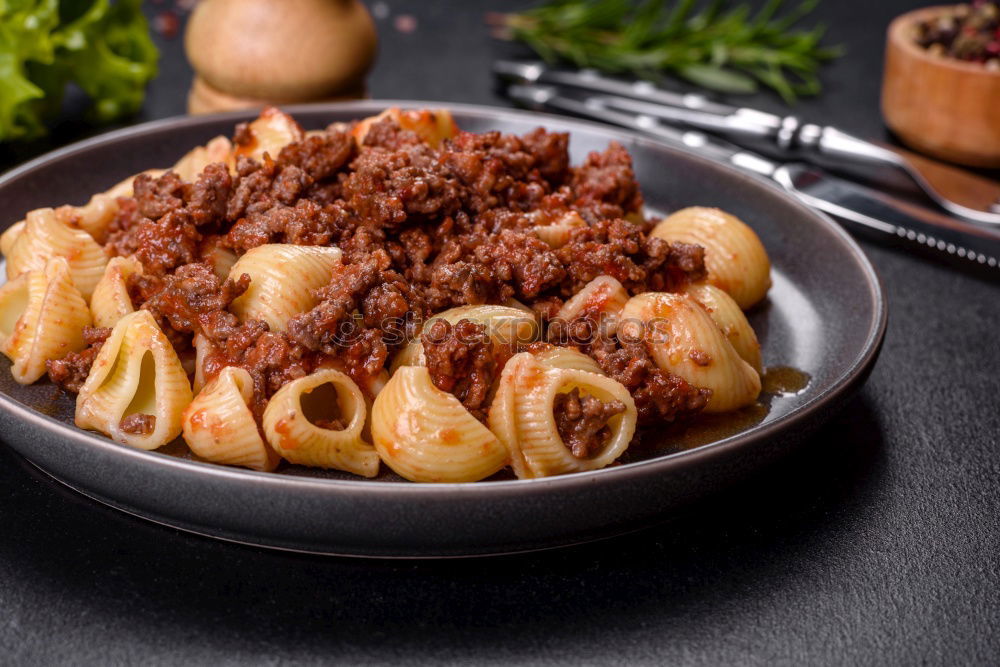 Similar – Spaghetti Bolognese Meat