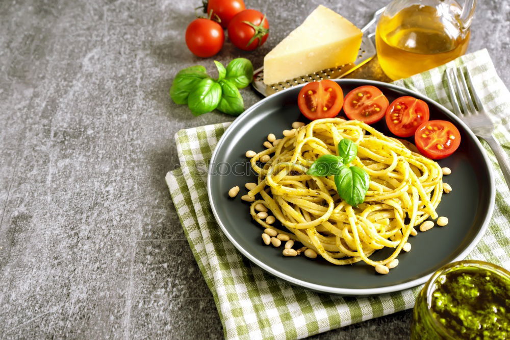 Similar – Image, Stock Photo Lunch with Spaghetti Food