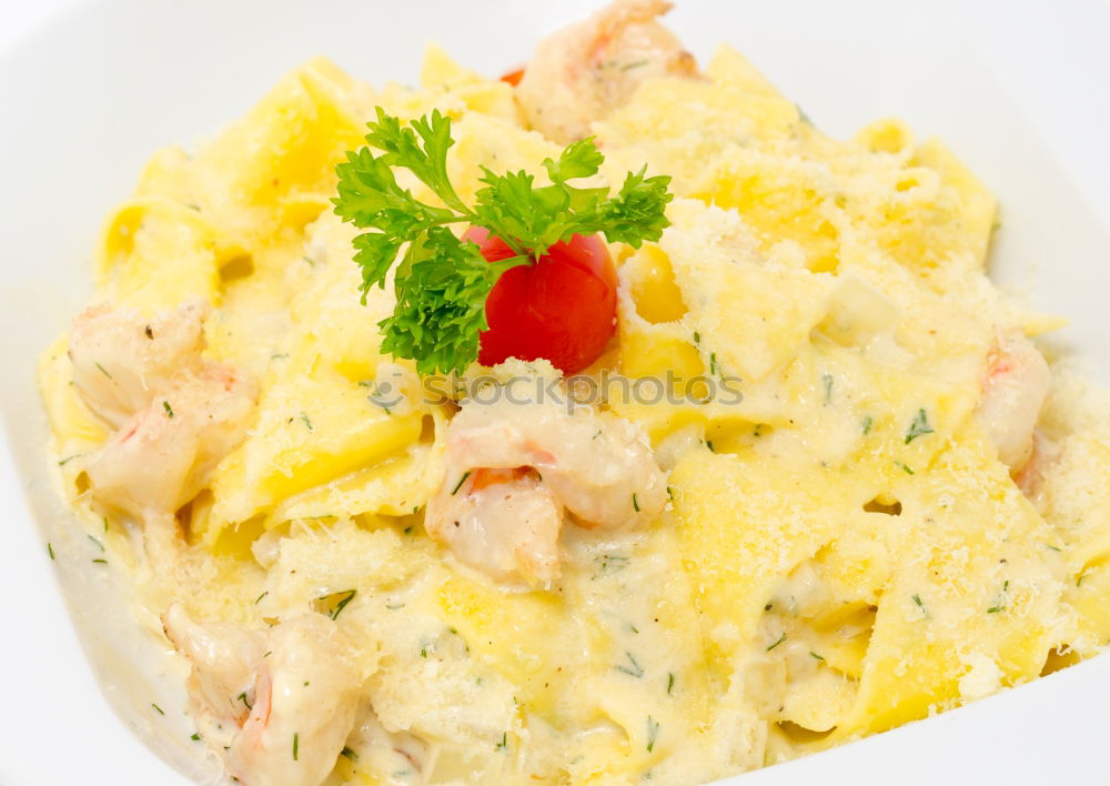 Similar – Image, Stock Photo breakfast scrambled eggs with herbs