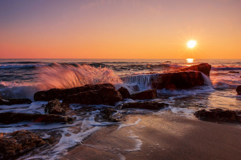 Similar – Image, Stock Photo Sunset on Kos