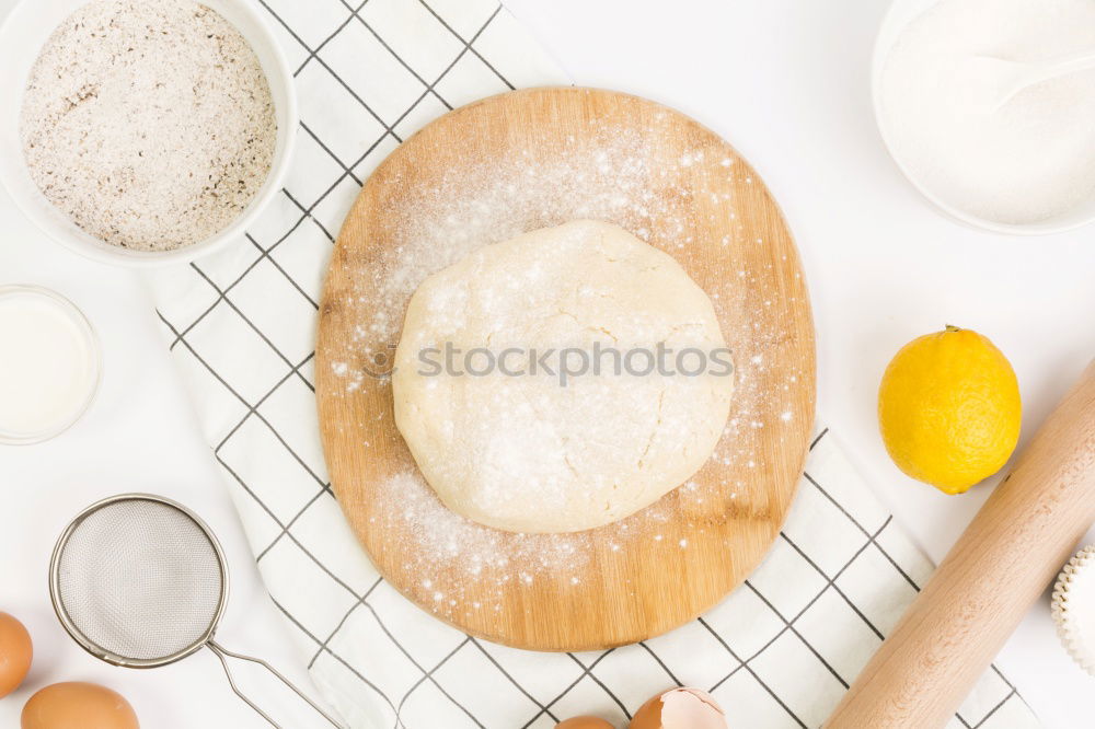 Similar – Image, Stock Photo hands hold a ball of yeast dough