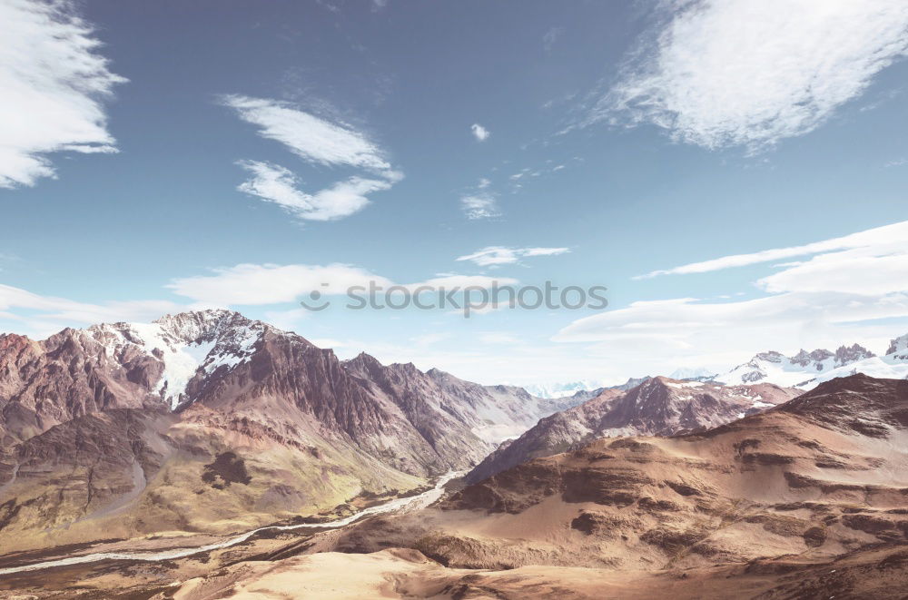 Similar – Image, Stock Photo Mountain panorama in South Tyrol | E5 Alpine crossing