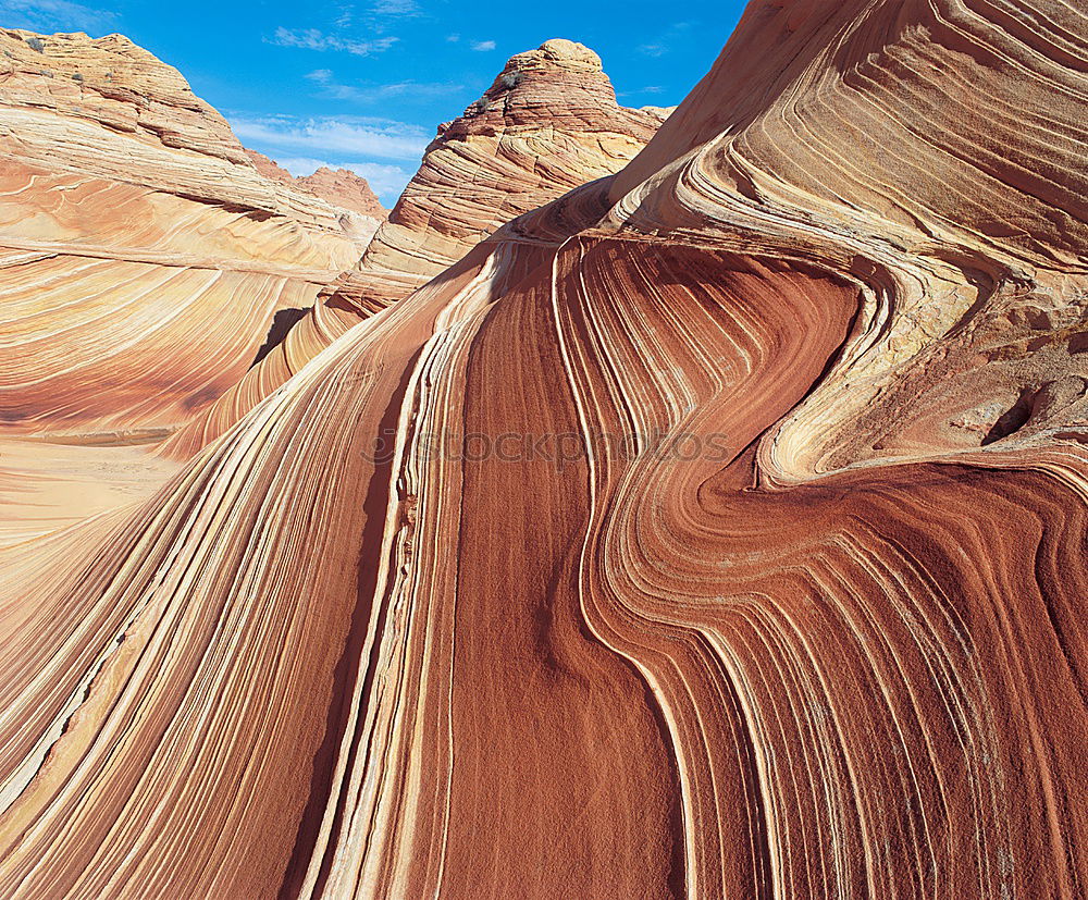 Similar – Image, Stock Photo The Wave Erosion Rock