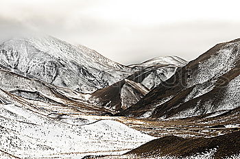 Similar – Road in beautiful winter mountains