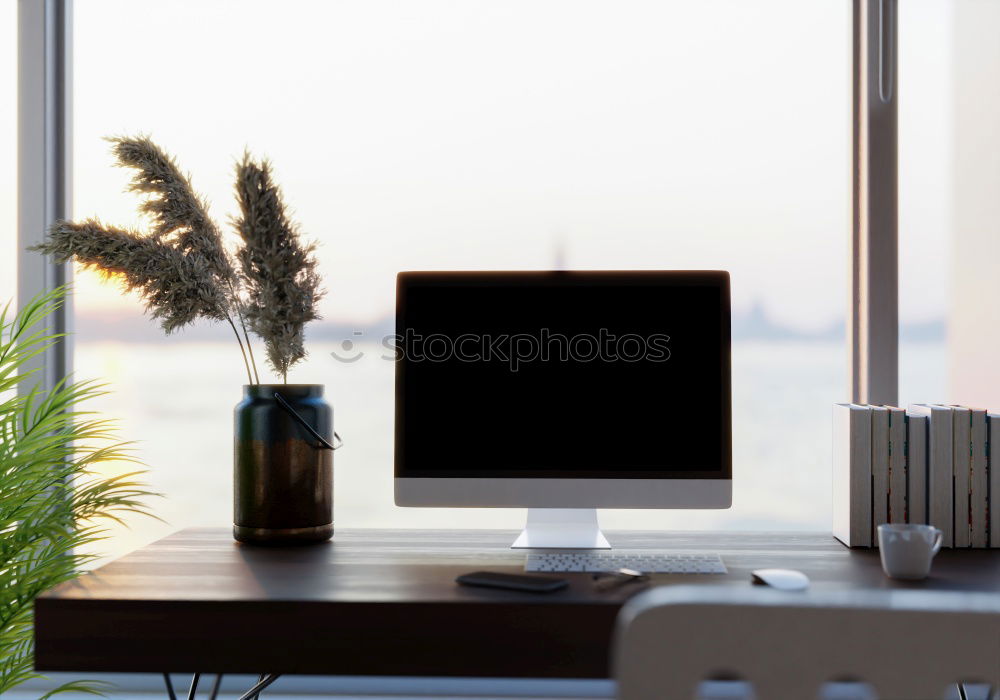 Similar – Laptop at window Notebook