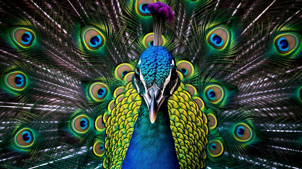 Similar – Image, Stock Photo screaming peacock 1 Animal