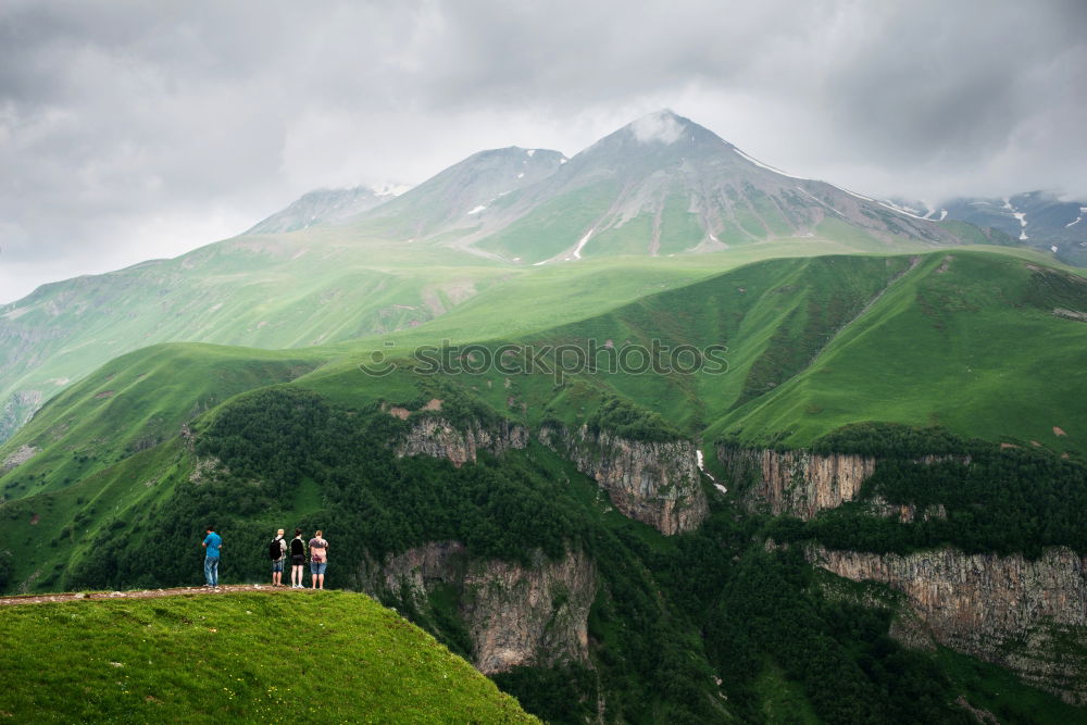 Similar – View into the valley