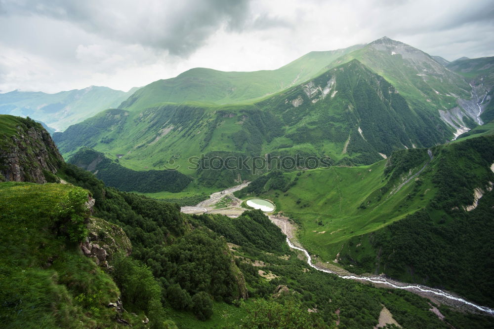 Similar – Image, Stock Photo View over the valley