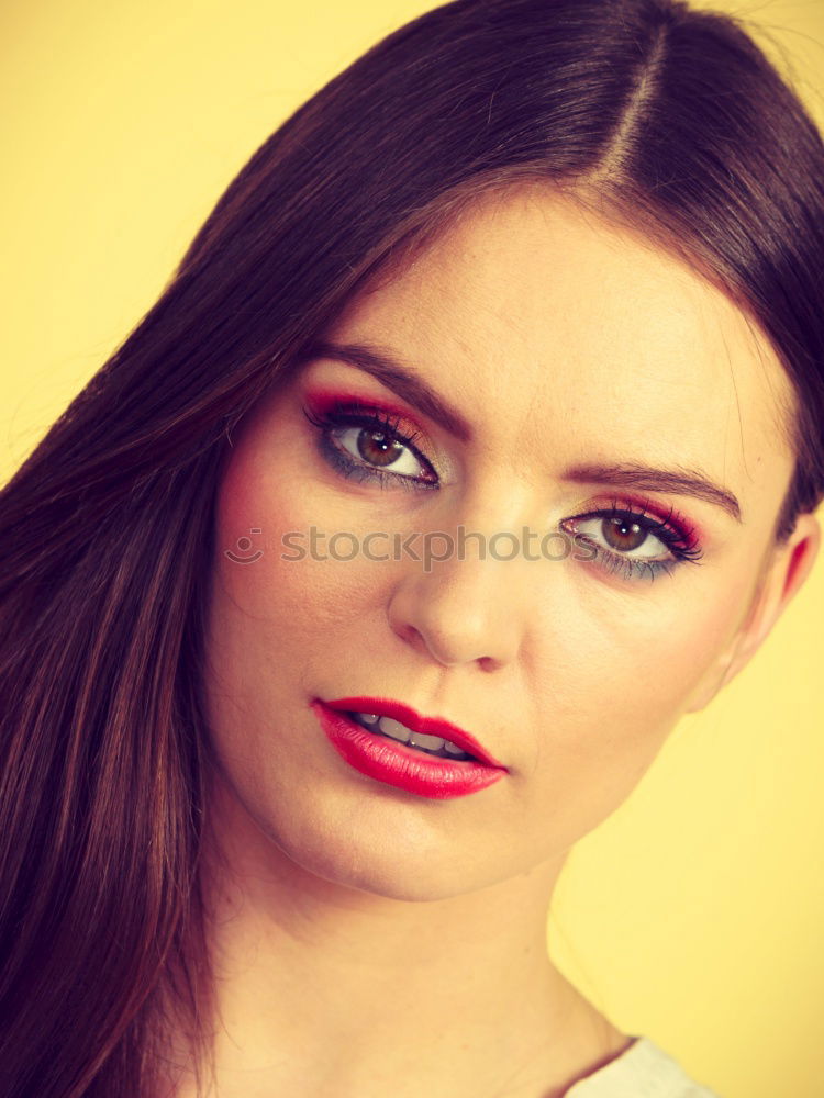 Similar – Image, Stock Photo Pretty woman posing in studio