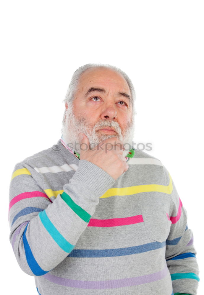 Similar – Image, Stock Photo Mature man looking at camera in urban background.