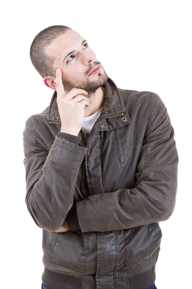 Similar – Young man sitting on the floor in urban background