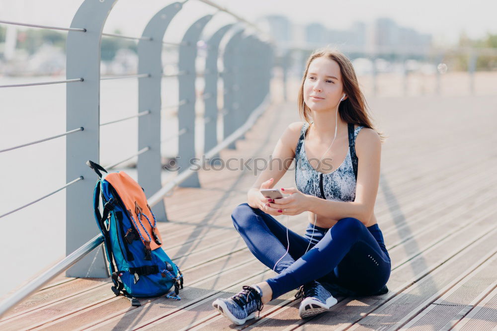 Girl posing in the sunset