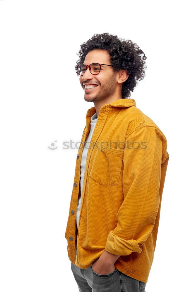 Similar – Stylish ethnic hipster man in trendy clothes