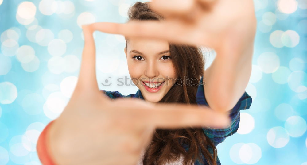 Similar – Image, Stock Photo Happy new mother is holding newborn baby in arms.