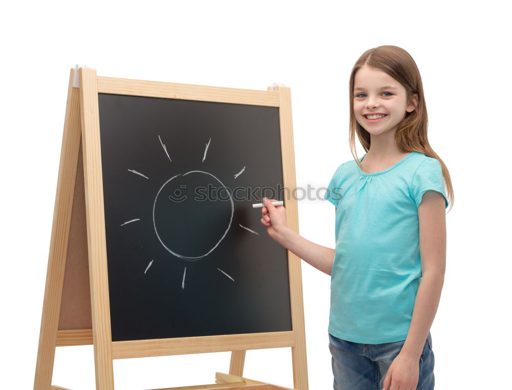 Similar – Young teacher in a school lesson